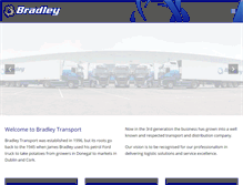Tablet Screenshot of bradleytransport.com